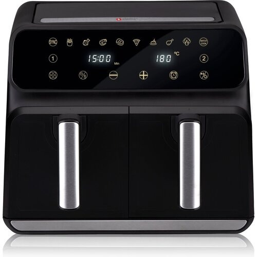 Alpina frytkownica beztłuszczowa 2x4 litry cyrfowy wyświetlacz Airfryer